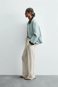 CONTRAST COLLAR JACKET