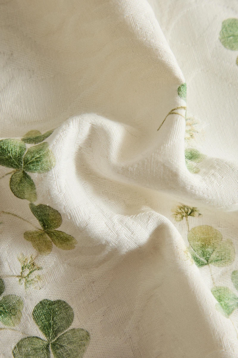 PACK JACQUARD CLOVER PRINT NAPKINS (PACK OF 2)