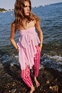 ASYMMETRIC RUFFLED TOP
