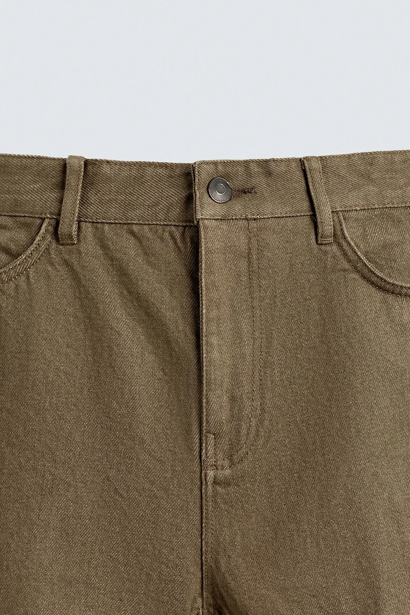 PANTALON REGULAR FIT COTON