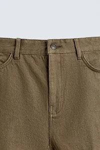 PANTALON REGULAR FIT COTON