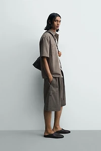 CHEMISE OVERSIZE À POCHES