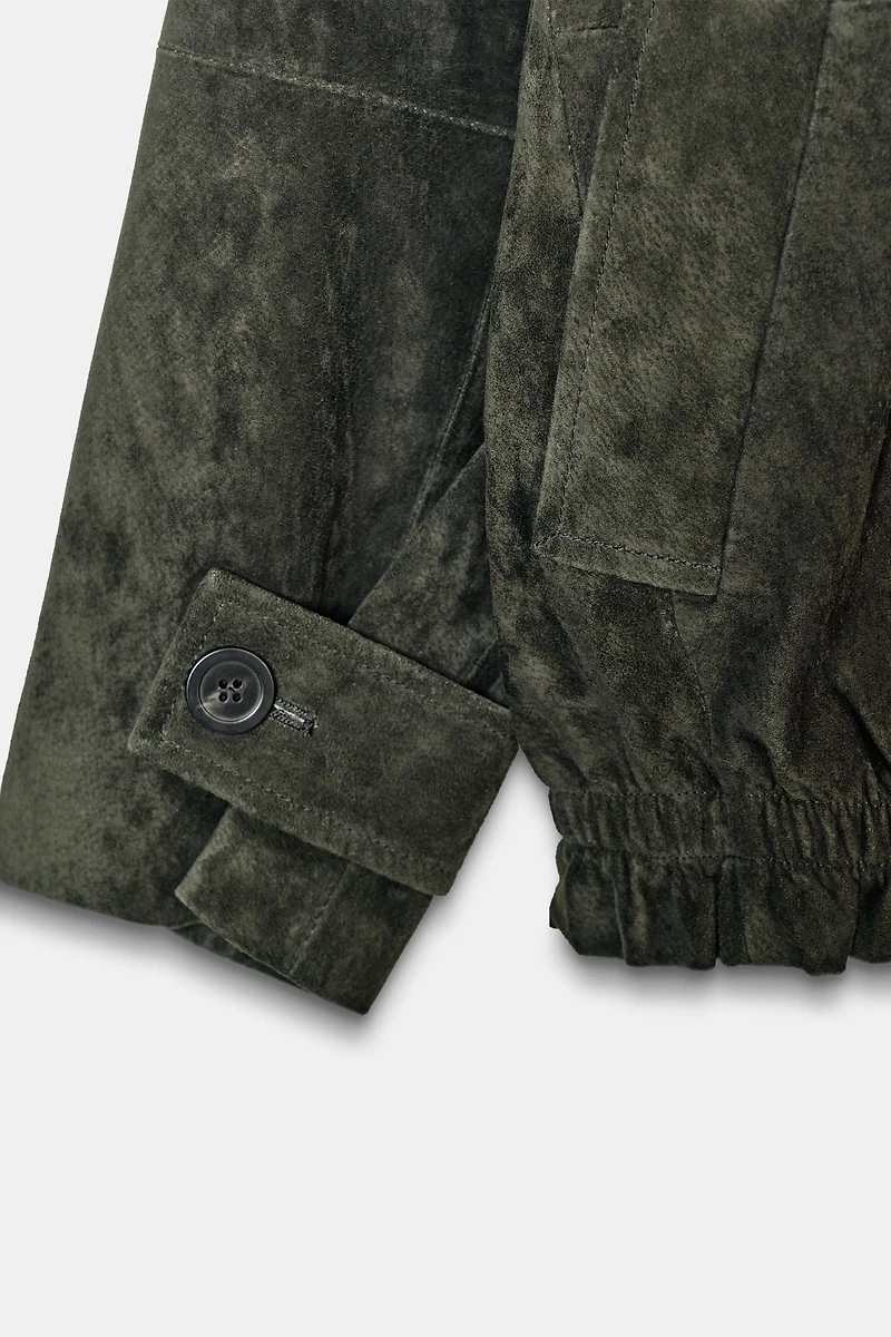 100% SUEDE LEATHER JACKET