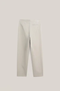 Linen suit trousers with waist detail - LIMITED EDITION