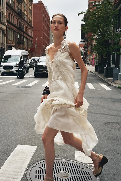 COMBINATION LACE SLIP DRESS