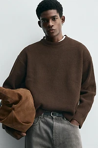 CHENILLE TEXTURED SWEATER