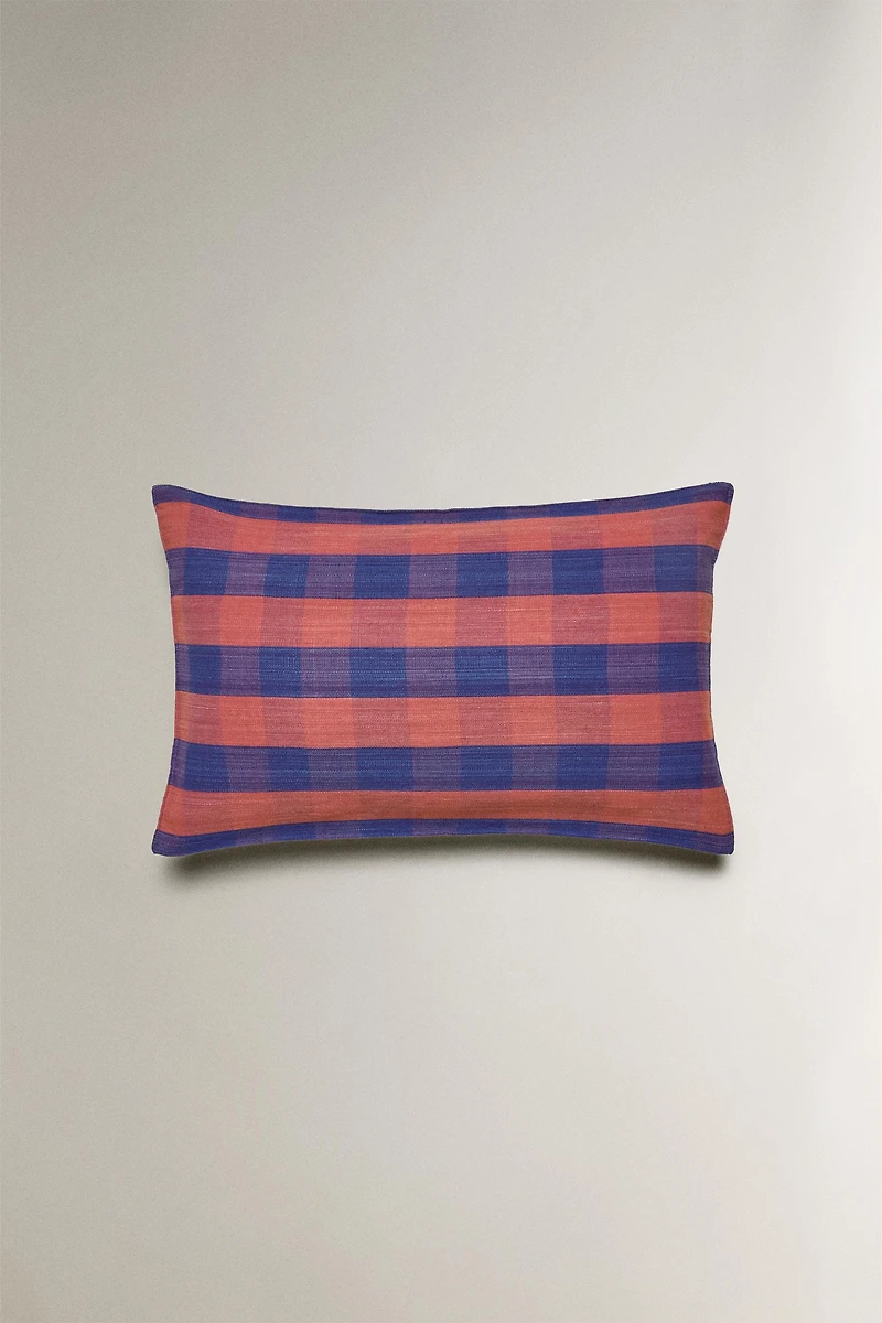 COTTON THROW PILLOW COVER X TENSIRA