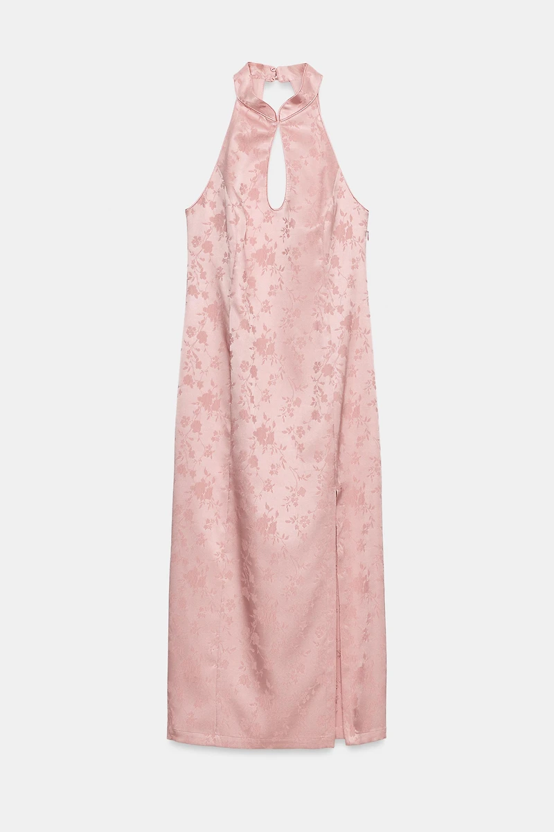 JACQUARD MIDI DRESS