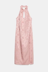 JACQUARD MIDI DRESS