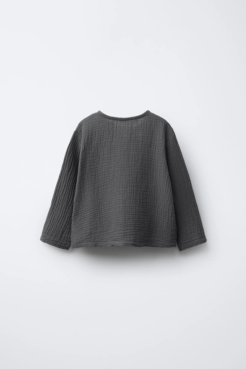 CHEMISE EN GAZE DE COTTON