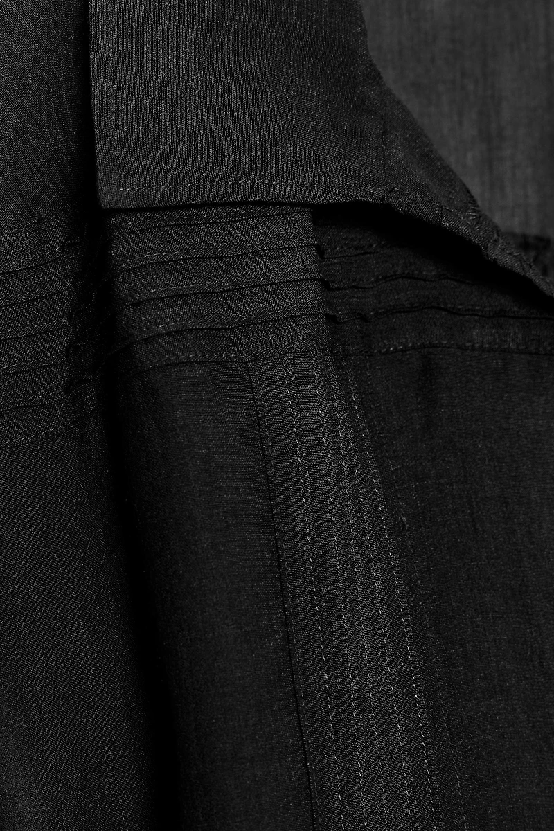 ZW COLLECTION RAMIE BLEND PINTUCK SHIRT