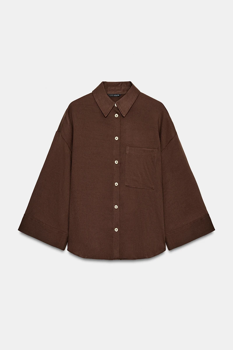 OVERSIZED WIDE SLEEVE SHIRT