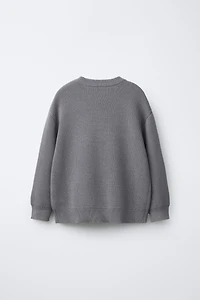 EMBROIDERED GRAFFITI KNIT JUMPER