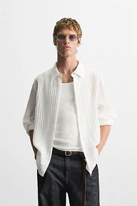 STRIPED JACQUARD SHIRT