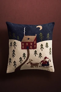 HOUSSE DE COUSSIN MAISON ENNEIGÉE NOËL