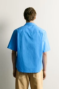 RELAXED FIT POPLIN SHIRT