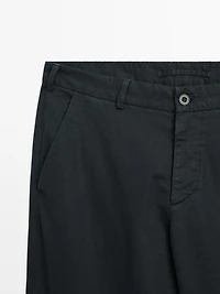 Slim fit trousers