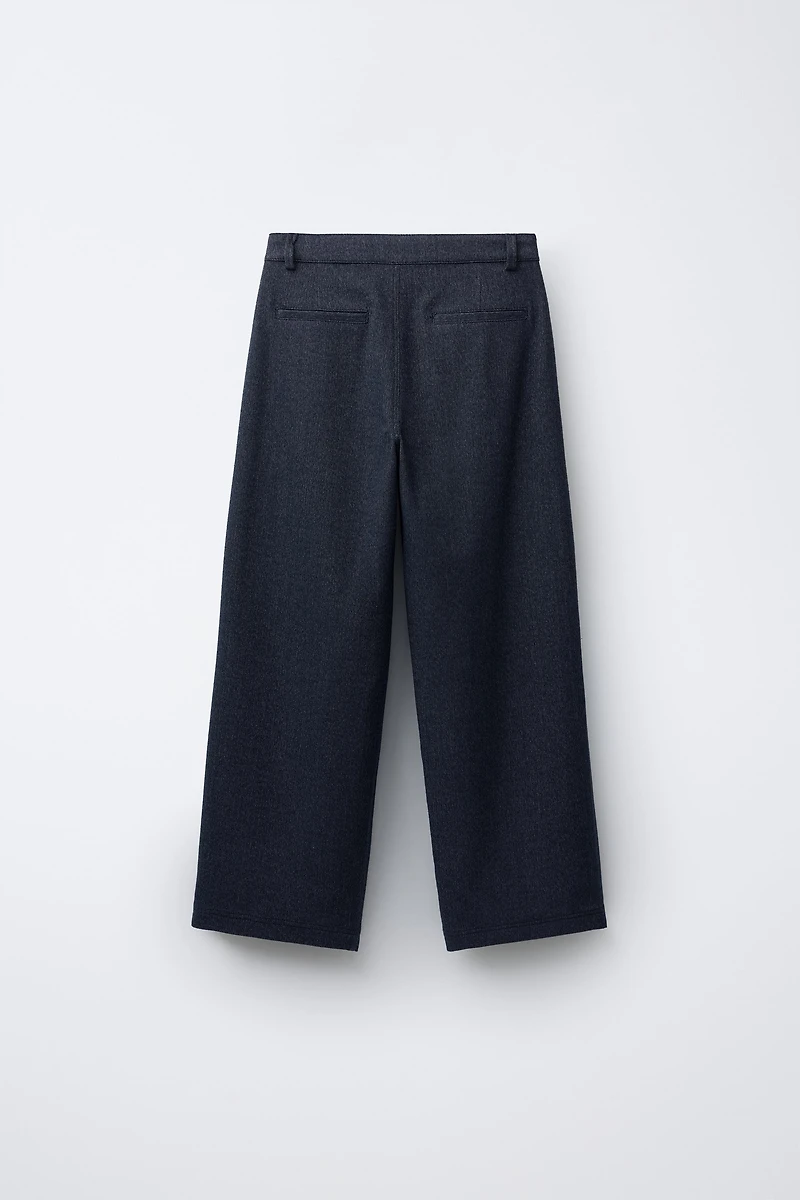 HEATHERED TAILORED PANTS