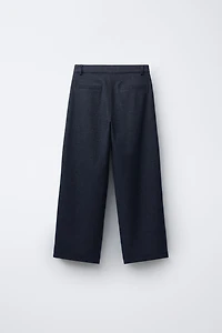 HEATHERED TAILORED PANTS