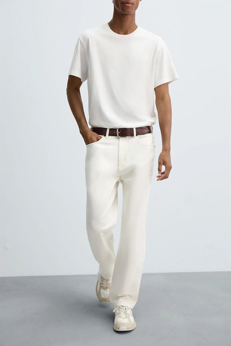 STRAIGHT ANKLE FIT JEANS