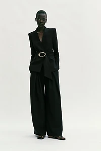 PANTALON TAILLE HAUTE À PINCES