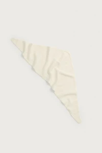 LINEN AND CASHMERE KNIT BANDANA