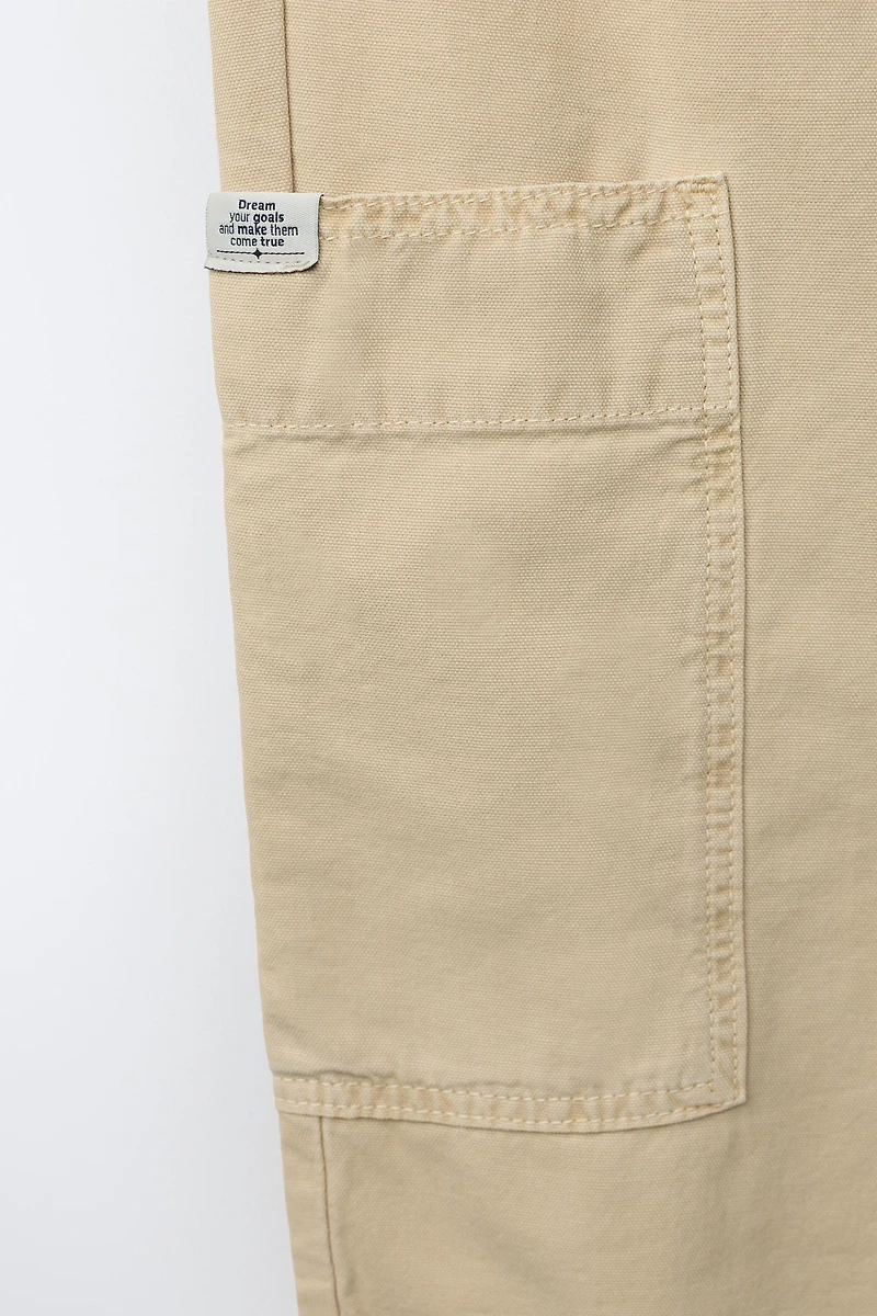 CANVAS PANTS WITH POCKETS