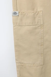 CANVAS PANTS WITH POCKETS