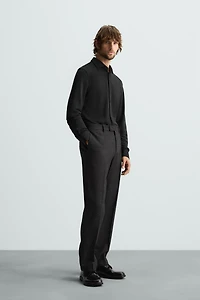 TEXTURED STRETCH SHIRT