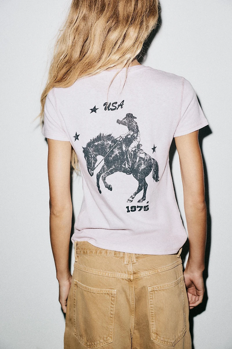 WASHED EFFECT T-SHIRT