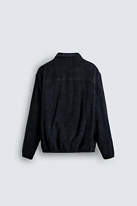 VESTE KANGOUROU TEXTURÉE