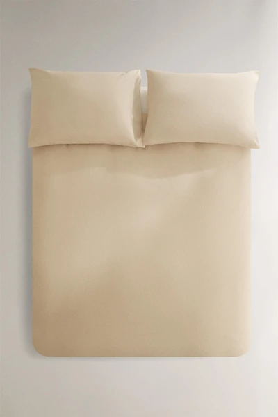 TEXTURED COTTON DUVET COVER