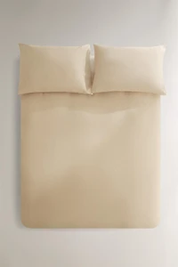 TEXTURED COTTON DUVET COVER