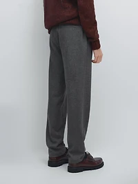 Jogger fit trousers with textured detail