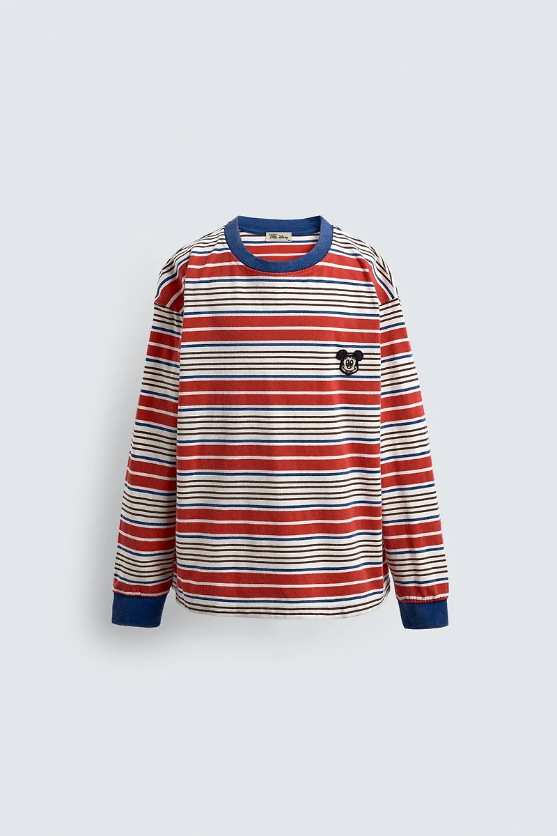 T-SHIRT RAYURES ÉCUSSON HARRY LAMBERT FOR ZARA X DISNEY
