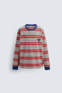 T-SHIRT RAYURES ÉCUSSON HARRY LAMBERT FOR ZARA X DISNEY