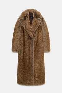FAUX FUR COAT ZW COLLECTION LIMITED EDITION