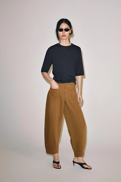 ZW COLLECTION BARREL PANTS