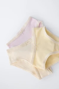 1 1/2-6 ANS/ LOT DE SIX CULOTTES À POIS