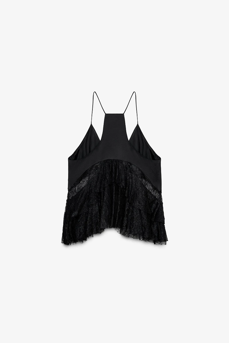 LIMITED EDITION COMBINATION LACE TOP