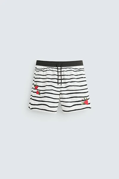 OTIS KWAME KYE QUAICOE PRINTED MID-LENGTH SWIMSUIT