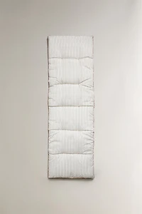 STRIPED OUTDOOR LOUNGER TOPPER