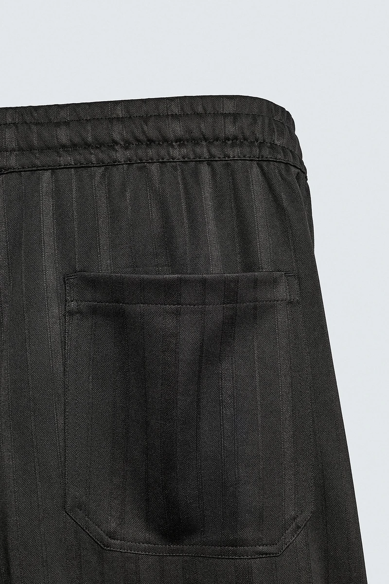 STRIPED JACQUARD JOGGER PANTS