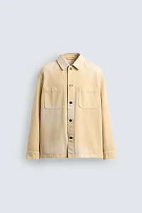 WASHED RELAXED FIT OVERSHIRT