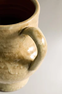 DECORATIVE TERRACOTTA PITCHER