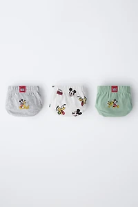 2-6 ANS/ LOT DE TROIS SLIPS MICKEY MOUSE AND FRIENDS © DISNEY