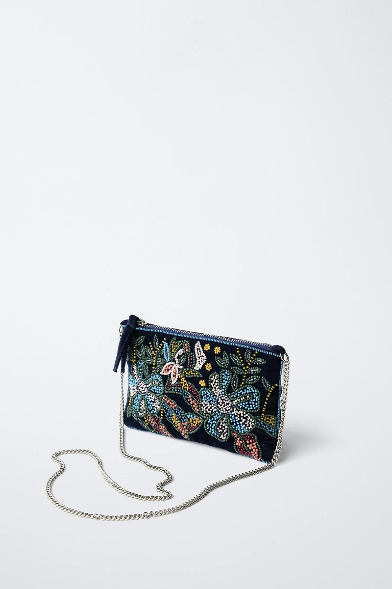 BEADED CROSSBODY BAG