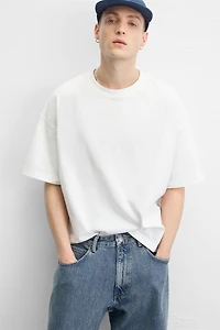 LIGHTWEIGHT WASHED BOXY FIT T-SHIRT