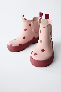 BOTTES DE PLUIE FRAISES