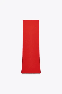 TEXTURED LONG SKIRT